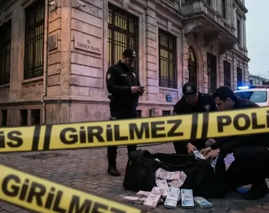 Eminönü’nde banka soyuldu: Polis ekipleri kaçan zanlıyı arıyor